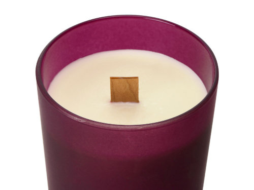 Свеча соевая ароматическая в стекле Niort, бордовая (P)