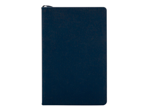 Бизнес-блокнот С3 софт-тач с магнитом, твердая обложка, 128 листов, темно-синий