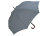 Зонт-трость 4132 Fop с деревянной ручкой, полуавтомат, серый