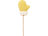 Карамель леденцовая на сахаре Варежка 3D, 40г, желтая