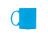 Кружка WALAX на 350 мл, голубой