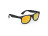 Солнцезащитные очки CIRO с зеркальными линзами, черный/желтый