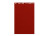 Бизнес - блокнот Альт А5 (137 х 198 мм) Office 60 л., красный