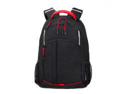 Рюкзак TORBER ROCKIT с отделением для ноутбука 15.6, черный/красный, нейлон, 32 х 14 х 50 см, 22л