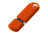 USB-флешка на 16 ГБ 3.0 USB, с покрытием soft-touch, оранжевый