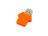 Флешка 3.0 в виде футболки, 128 Гб, оранжевый